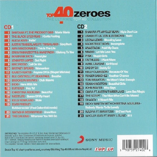 Various - Top 40 - zeroes (Digipak CD)