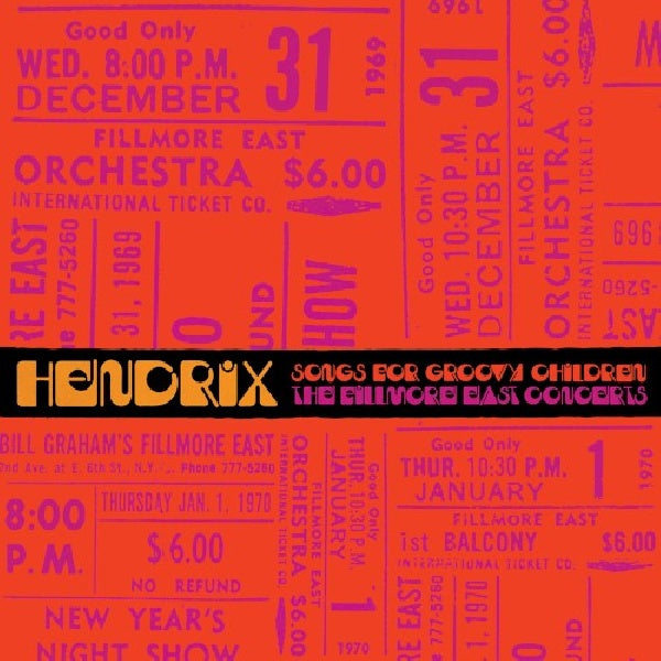Jimi Hendrix - Songs for groovy children: the fillmore east conce (.. Groovy Children: the Fillmore East Concerts CD)