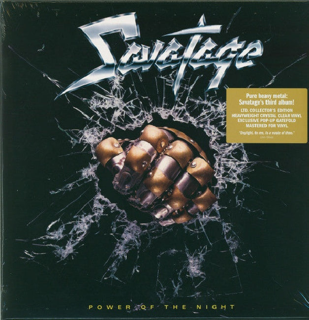 Savatage - Power of the night (..Night / 180gr. Crystal Clear Vinyl In Pop-Up Gatefold, High Quality, Transparent, Gatefold Sleeve LP)