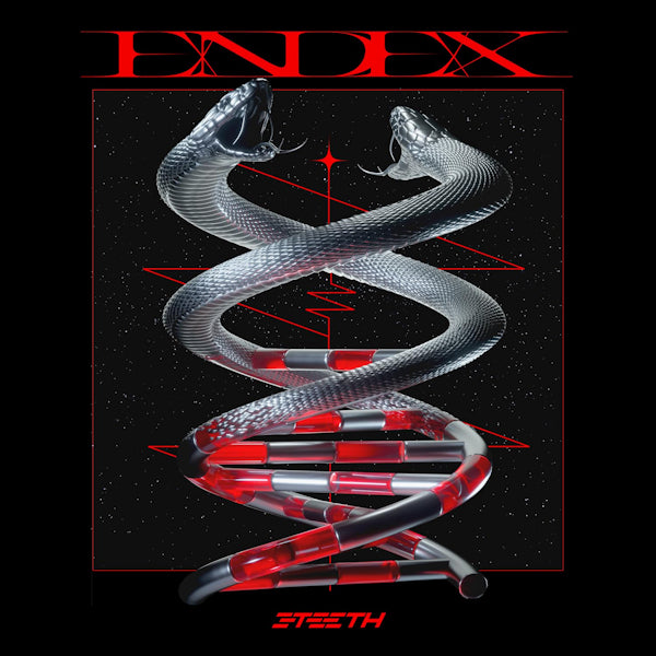 3TEETH - EndEx (180gr. Red Vinyl / Incl. 2pg. Lyric Sheet, High Quality, Gatefold Sleeve, Coloured Vinyl LP)