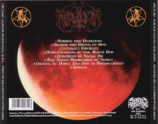 Marduk - Heaven shall burn...when (...We Are Gathered / (A Black Moniment of Pure Hate) CD)