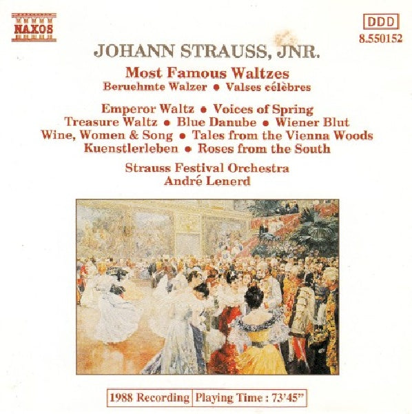 Various - Strauss j.jr.: famous waltzes (Strauss Festival Orchestra/Lenerd CD)