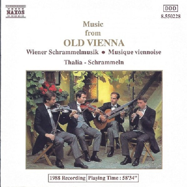 V/A (Various Artists) - Music of old vienna (Thalia Schrammel Quartet CD)