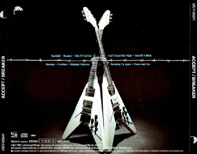 Accept - Breaker (Shm-CD CD)