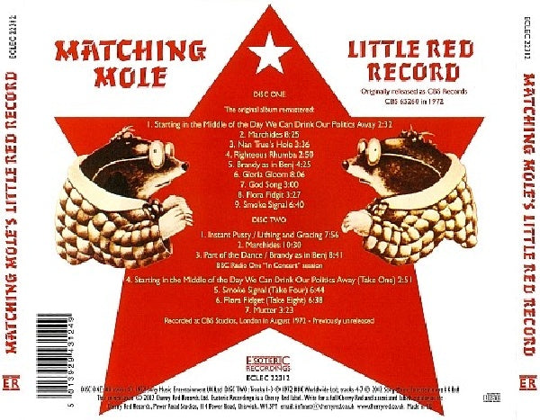 Matching Mole - Little red record =2cd= (Newly Remastered Expanded 2cd Edition of Second Album CD)