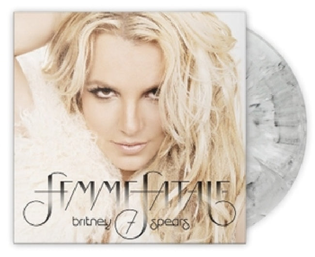 Spears, Britney - Femme fatale (Light Grey Marbled Vinyl, Coloured Vinyl LP)
