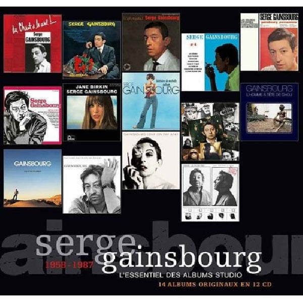 Serge Gainsbourg - L'essentiel des albums studio 1958-1987 (.. Studio 1958-1987 // 12cd Box CD)