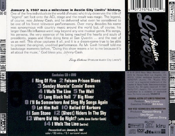 Johnny Cash - Live from austin, tx (CD)