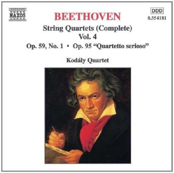 Ludwig Van Beethoven - String quartets vol.4 (...-Complete-/W/Kodaly Quartet/Op.59 & Op.95 CD)