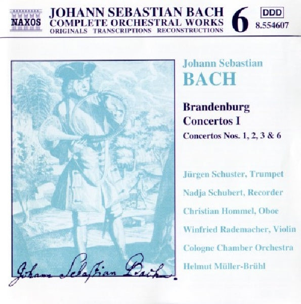 Johann Sebastian Bach - Brandenburg concertos i (W/Cologne Chamber Orchestra CD)