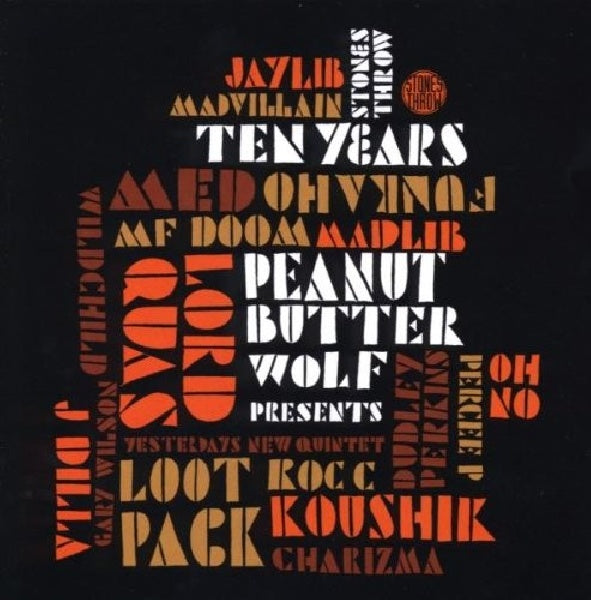 V /a - Stones throw 10 years (By Peanut Butter Wolf//W/Jaylib/Quasimoto/Madvillain/Ao CD)