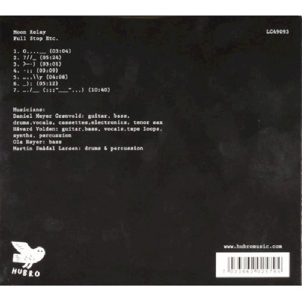 Moon Relay - Full stop (CD)