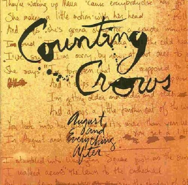 Counting Crows - August & everything after (Prod. By T-Bone Burnett! CD)