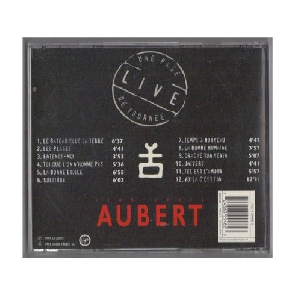 Jean Aubert -louis - Une page de tournee (CD)