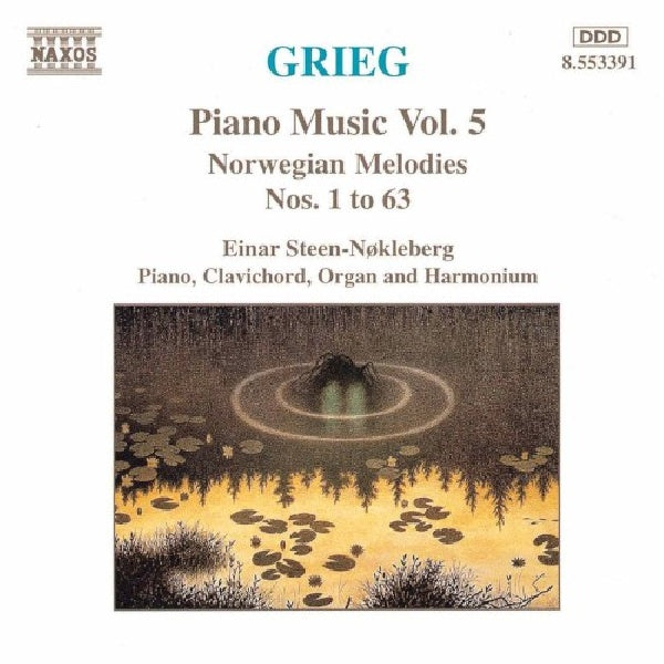 Edvard Grieg - Pianomusic 5 norwegian (Norwegian Melodies/Nos. 1 To 63 CD)