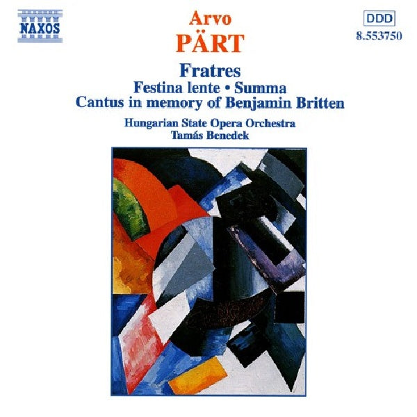 A. Part - Fratres (W/Hungarian State Opera Orch/Benedek CD)