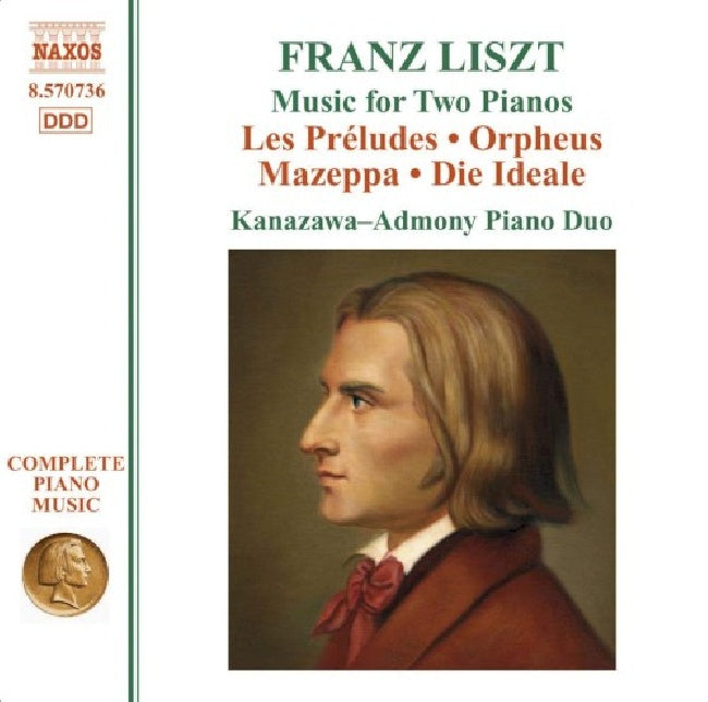 Franz Liszt - Complete piano music vol.29 (Kanazawa-Admony Piano Duo CD)