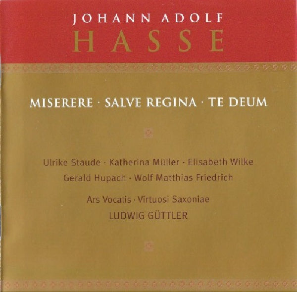 J.a. Hasse - Miserere-salve regina -wp (Muller/Staude/Guttler CD)