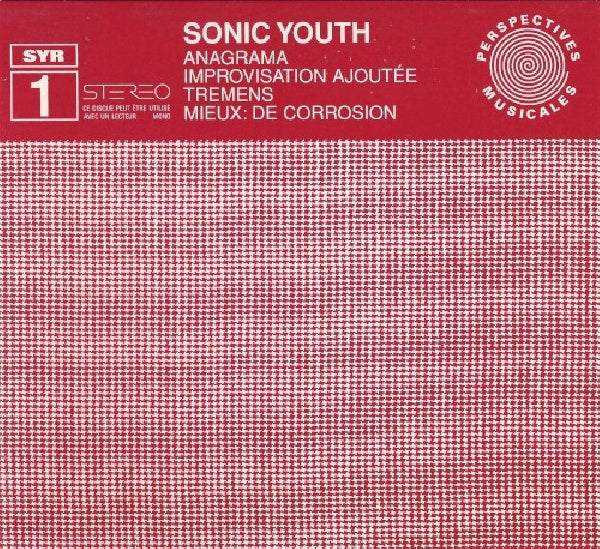 Sonic Youth - Anagrama (On Their Own Label CD)