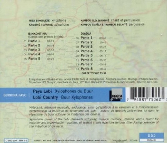 Bihoulete/tiaporte/sankon - Burkina faso:buur xylopho (CD)