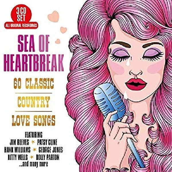 V/A (Various Artists) - Sea of heartbreak (60 Classic Country Love Songs CD)