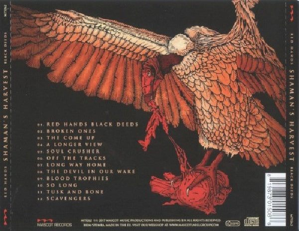 Shaman's Harvest - Red hands black deeds (.. Deeds, Digipak CD)