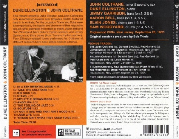 Duke Ellington & Jonhn Coltrane - Ellington & coltrane (CD)