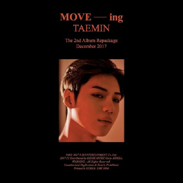 Taemin (shinee) - Move-ing (Incl. Booklet/Poster/Random Card CD)
