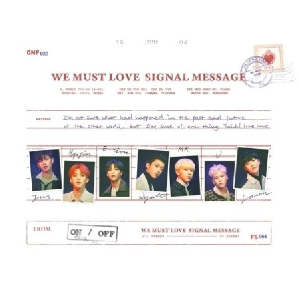 Onf - We must love signal message (.. Signal Message/ Incl. Photobook, Photocard CD)