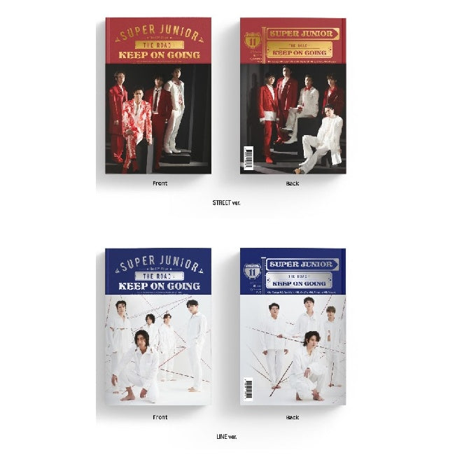 Super Junior - Road : keep on going (.. Keep On Going / Vol.11/ 104pg. Photobook /2 Versions CD)