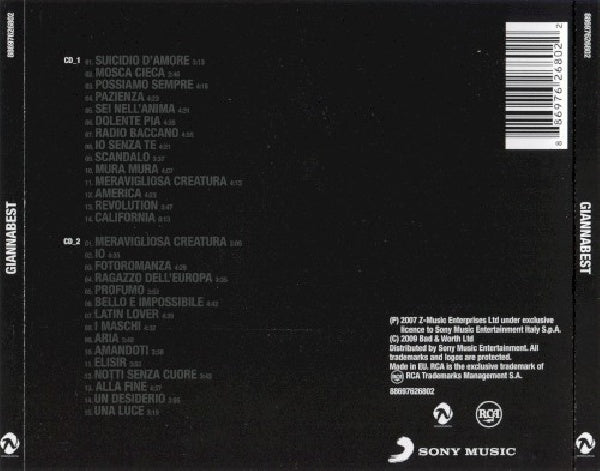Gianna Nannini - Giannabest (CD)