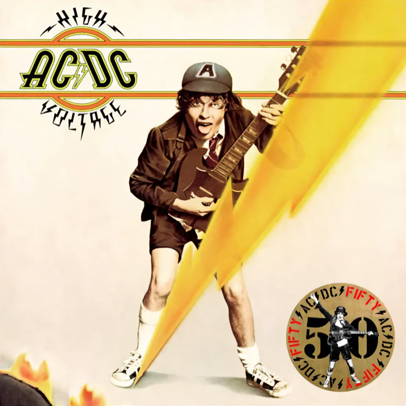 Ac/Dc - High voltage -AC/DC fifty- (Gold Metallic, High Quality, Insert, Coloured Vinyl, Limited Edition LP)