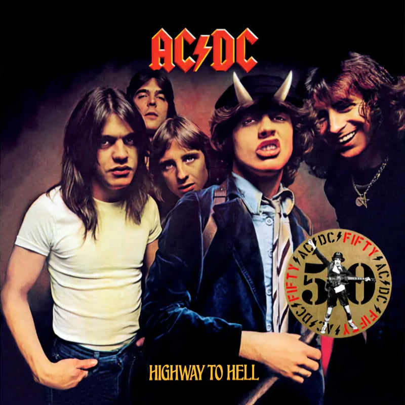 Ac/Dc - Highway to hell -AC/DC fifty- (Hellfire, Insert, Coloured Vinyl, Limited Edition LP)
