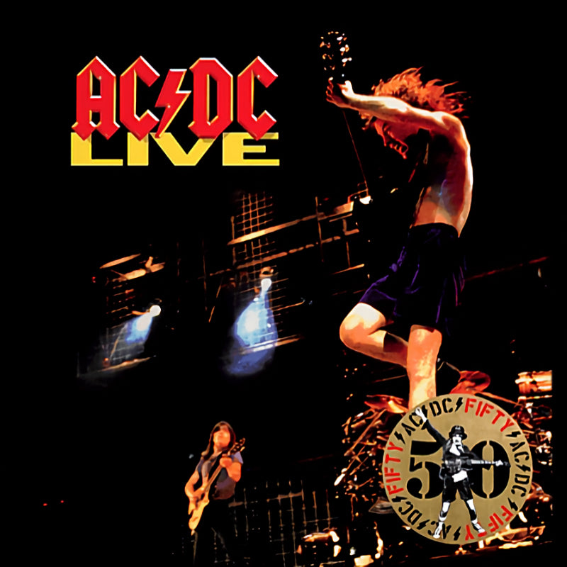 Ac/Dc - Live -AC/DC fifty- (Gold Metallic, High Quality, Insert, Coloured Vinyl, Limited Edition LP)