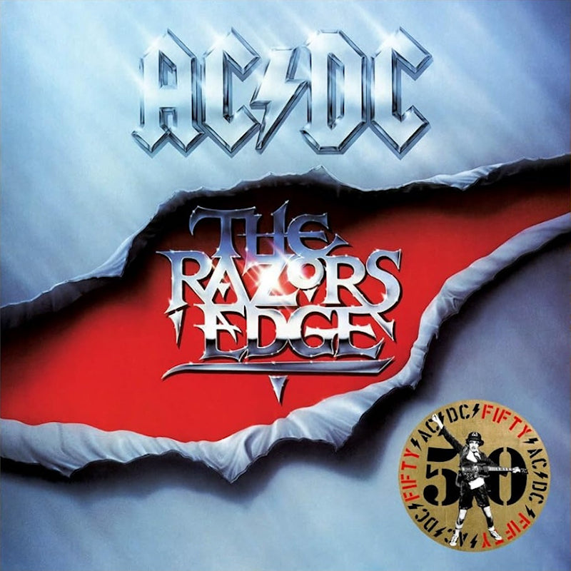 Ac/Dc - The razors edge -AC/DC fifty- (Gold Metallic, High Quality, Insert, Coloured Vinyl, Limited Edition LP)