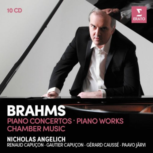 Johannes Brahms - Piano concertos/piano works/chamber music (Nicholas Angelich/Renaud Capucon/Paavo Jarvi CD)