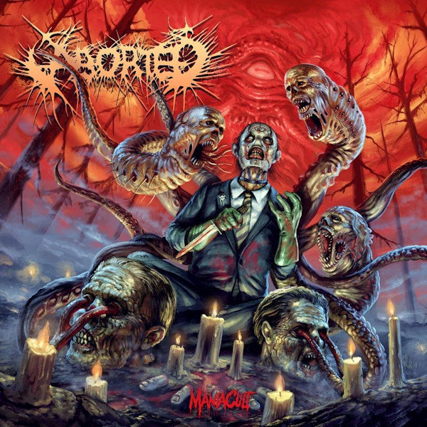 Aborted - Maniacult (Incl. Metal Pin/Shaped Patch & CD-Format Pop Up Card CD)