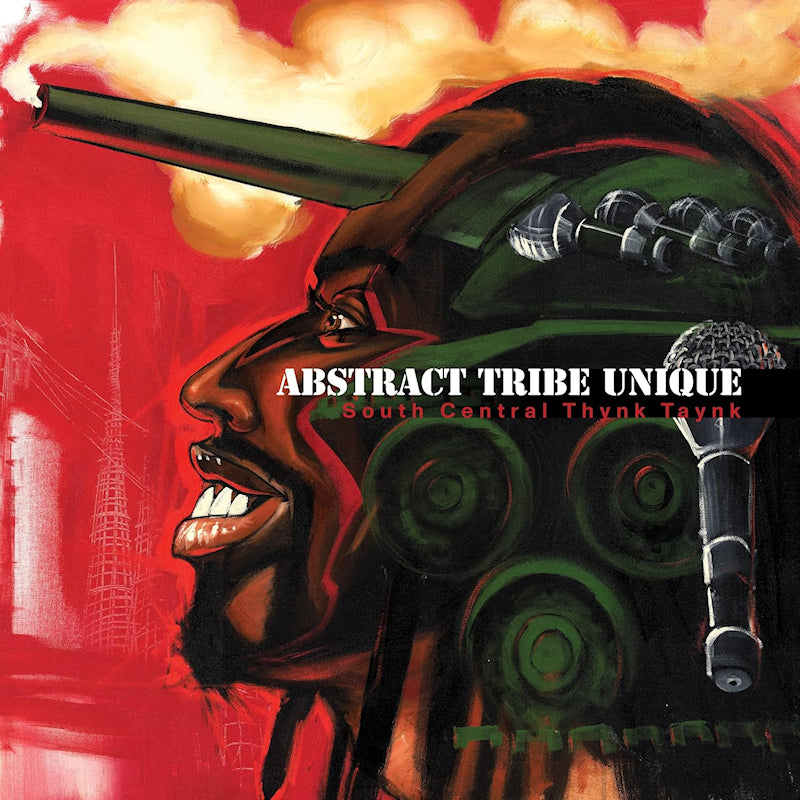 Abstract Tribe Unique - South central thynk taynk (red marble) (Coloured Vinyl LP)