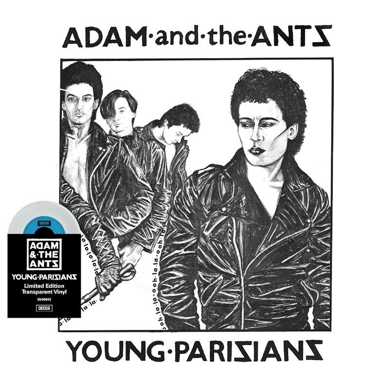 Adam And The Ants - Young parisians (.. Parisians / Lady, Transparent", "Coloured Vinyl", "Reissue", "Limited Edition 7-inch single)