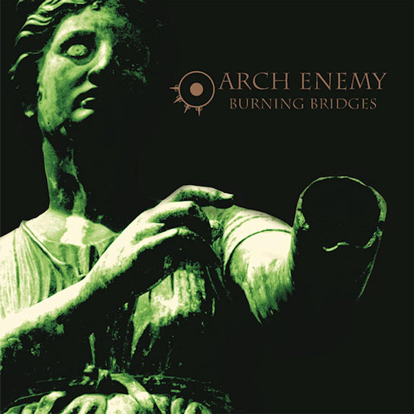 Arch Enemy - Burning bridges (re-issue 2023) (Transparent Green / 180gr. / 2pg. Insert, High Quality, Transparent, Coloured Vinyl, Insert, Limited Edition LP)