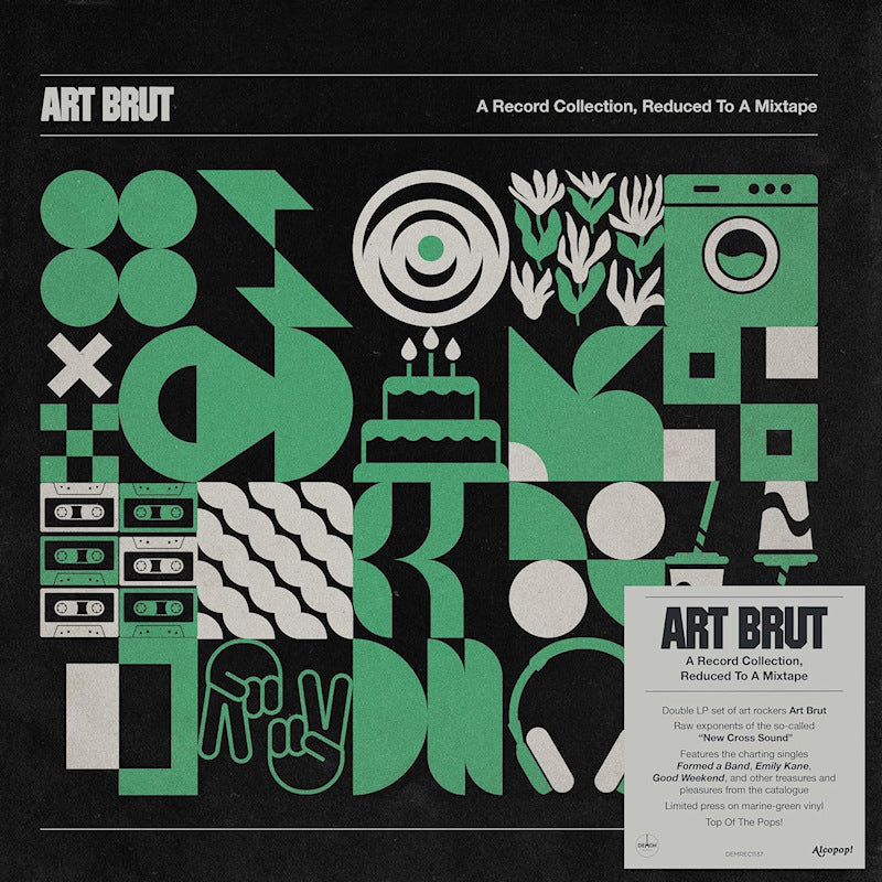 Art Brut - A record collection, reduced to a mixtape (Green, Coloured Vinyl LP)