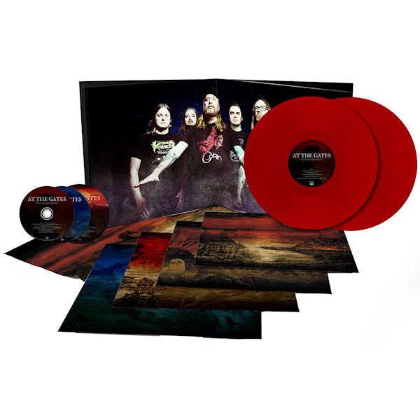 At The Gates - The Nightmare of Being -deluxe coloured- (.. Being / 2lp+3cd / Transparent Red Vinyl / Artbook, Transparent, Coloured Vinyl, Limited Edition, Deluxe Edition, Box Set LP)
