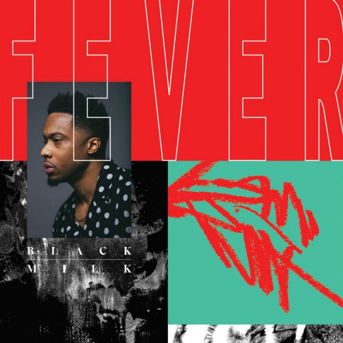 Black Milk - Fever (Custom Black and Red Marbled Vinyl LP)