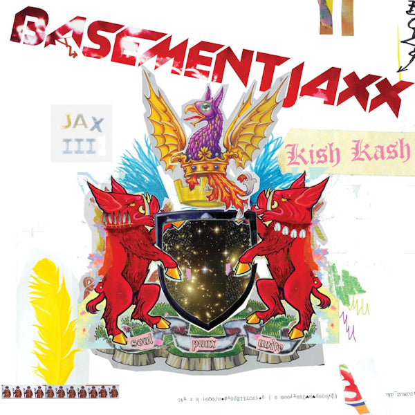 Basement Jaxx - Kish kash -red & white vinyl- (Red, Coloured Vinyl LP)