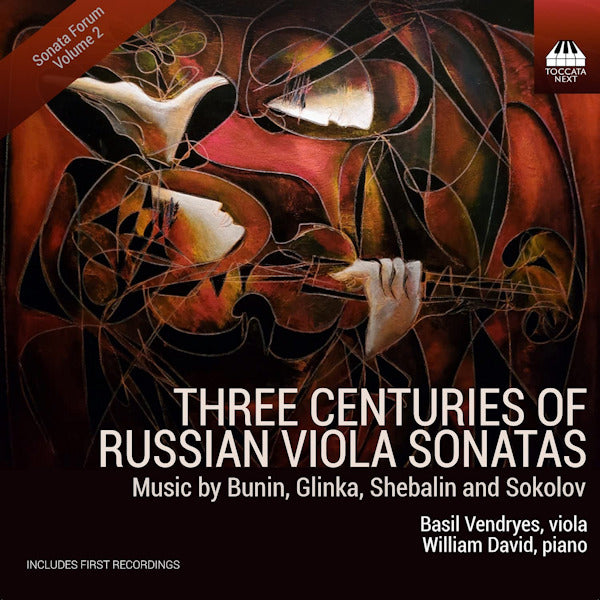 Basil Vendryes / William David - Three centuries of russia viola sonatas (William David / Works By Glinka/Shebalin/Sokolov A.O. CD)