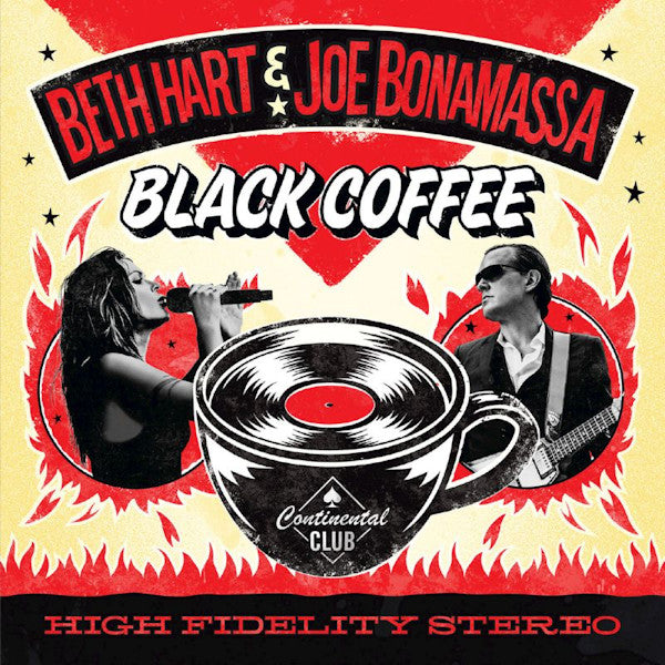 Beth Hart & Joe Bonamassa - Black coffee -transpar- (Clear Vinyl / 180gr., High Quality, Transparent LP)