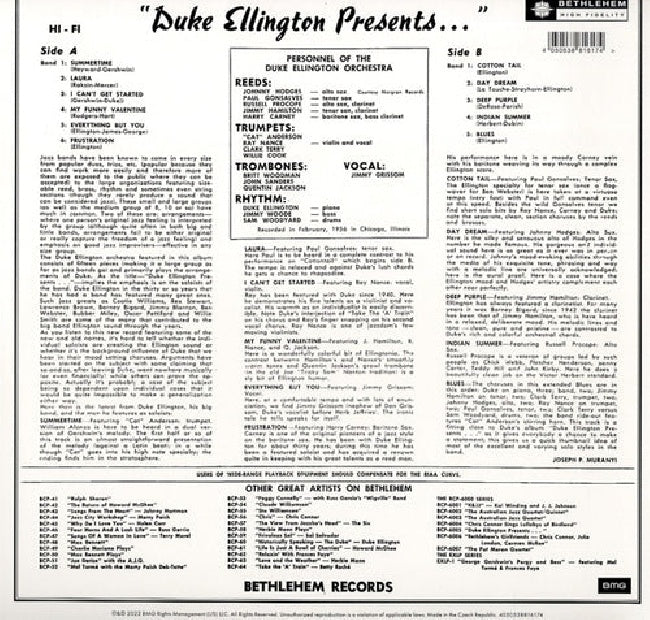 Duke Ellington - Duke ellington presents (.. Presents /2022 Remaster LP)