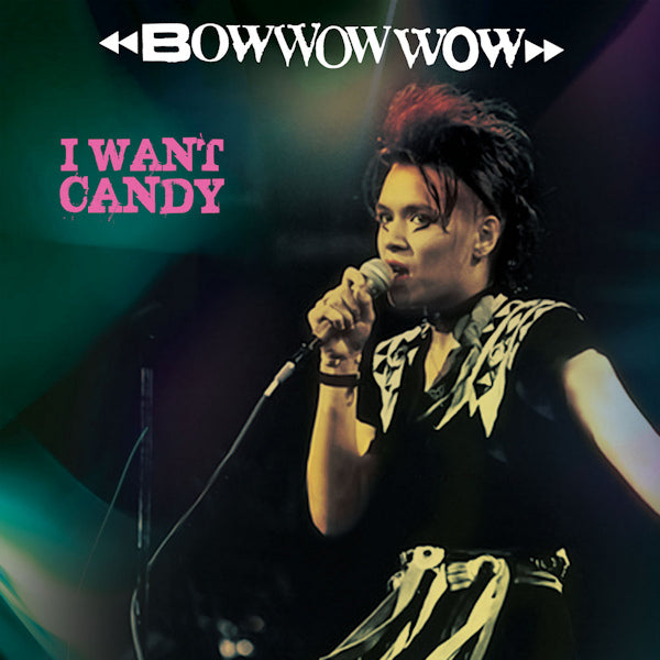 Bow Wow Wow - I want candy (Pink/Black Stripe, Coloured Vinyl CD)