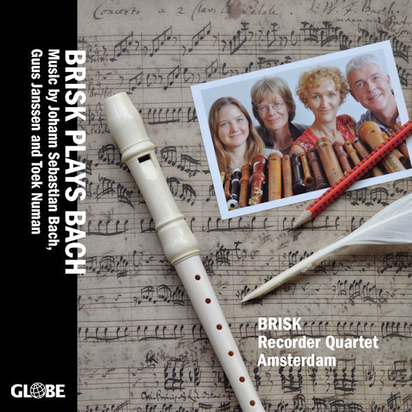 Brisk Recorder Quartet Amsterdam - Brisk plays bach (CD)