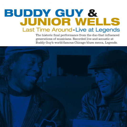 Guy, Buddy & Junior Wells - Last time around -live- (180gr/Insert/Live At Legends/1000cps Blue & Red Marbled, High Quality, Coloured Vinyl LP)